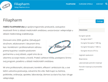 Tablet Screenshot of filiapharm.com